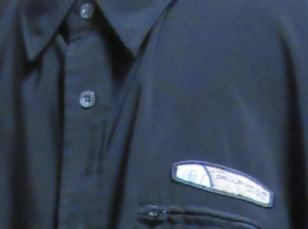 PellePelle black button- down long-sleeve shirt